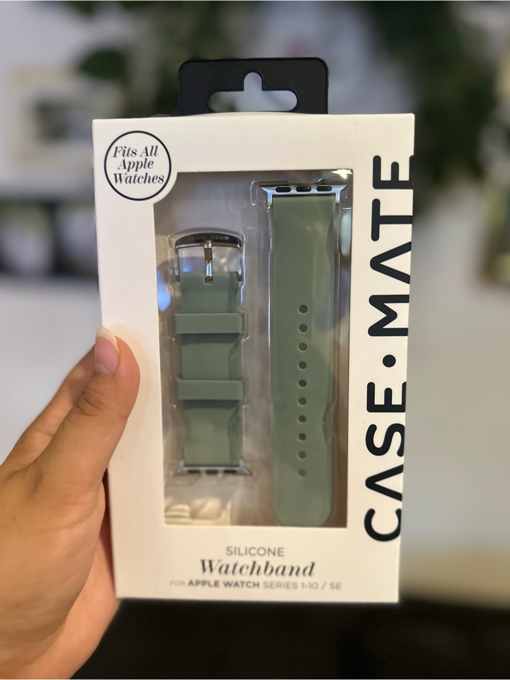 Case-Mate Silicone Watchband for Apple Watch - Sage Green